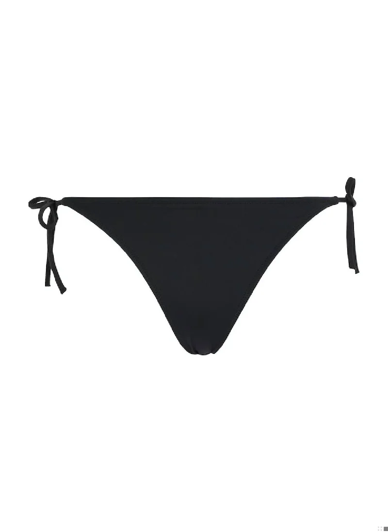 CALVIN KLEIN Calvin Klein Women's Bikini Bottom - String Side - Swimwear - Polyamide , Black