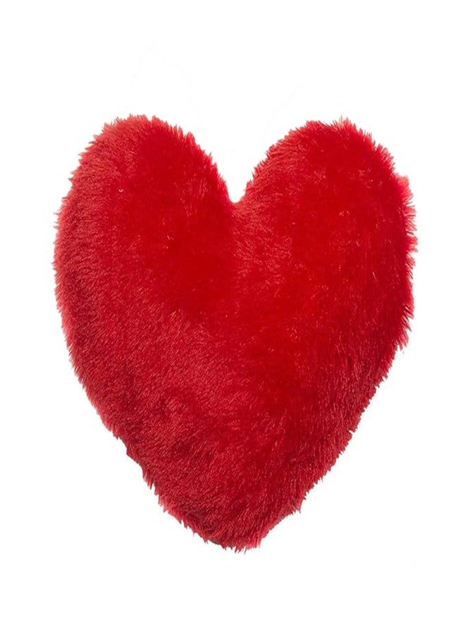 HAPPY BRO Red Heart Shaped Cushion - Valentine’s Day Romantic Gift for Girlfriend, Wife, Husband | Soft Plush Pillow Soft Decorative Love Cushion - Image 5
