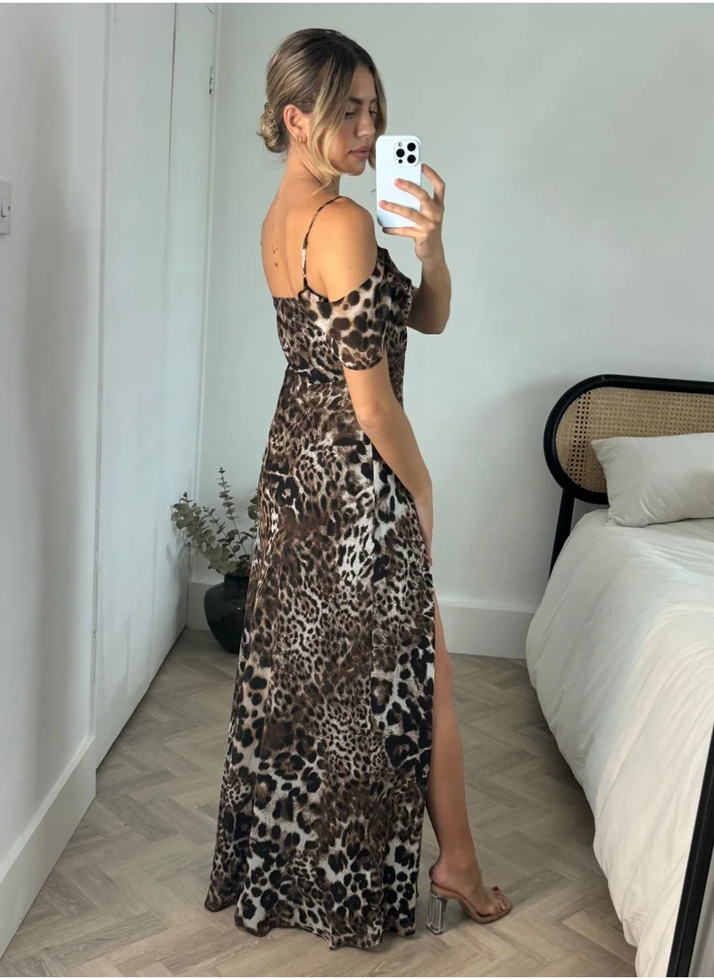 ستايل تشيت Tasmin Cold Shoulder Maxi Dress