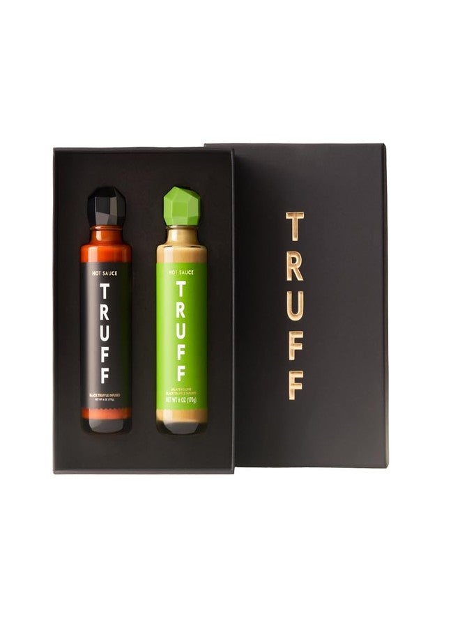 TRUFF Jalapeño Lime Hot Sauce Combo Pack - Gourmet Hot Sauce Set of the Original (6 oz) and the Jalapeño Lime (6 oz), Unique Flavor Experiences with Truffle, 2-Bottle Bundle - Image 1