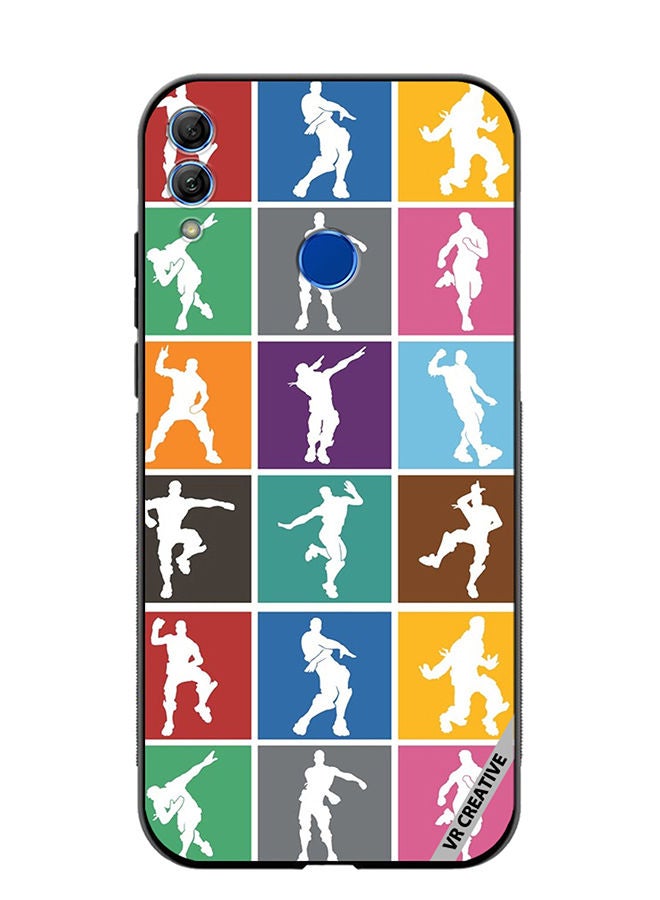 Protective Case Cover For Honor 10 Lite Fortnite Dance Design Multicolour