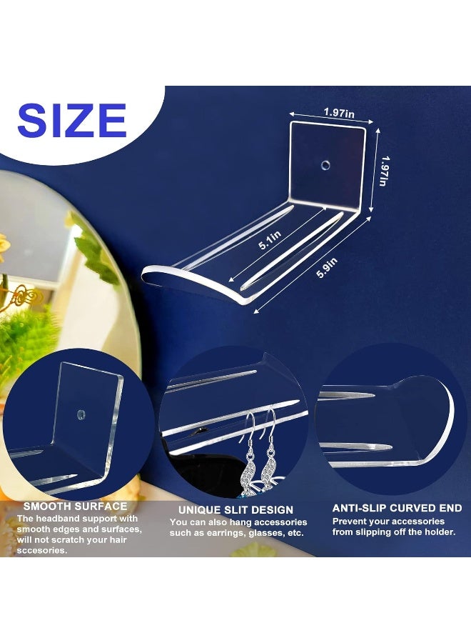 TPGP 6Pcs Acrylic Headband Holder Organizer For Women And Girls - Image 2