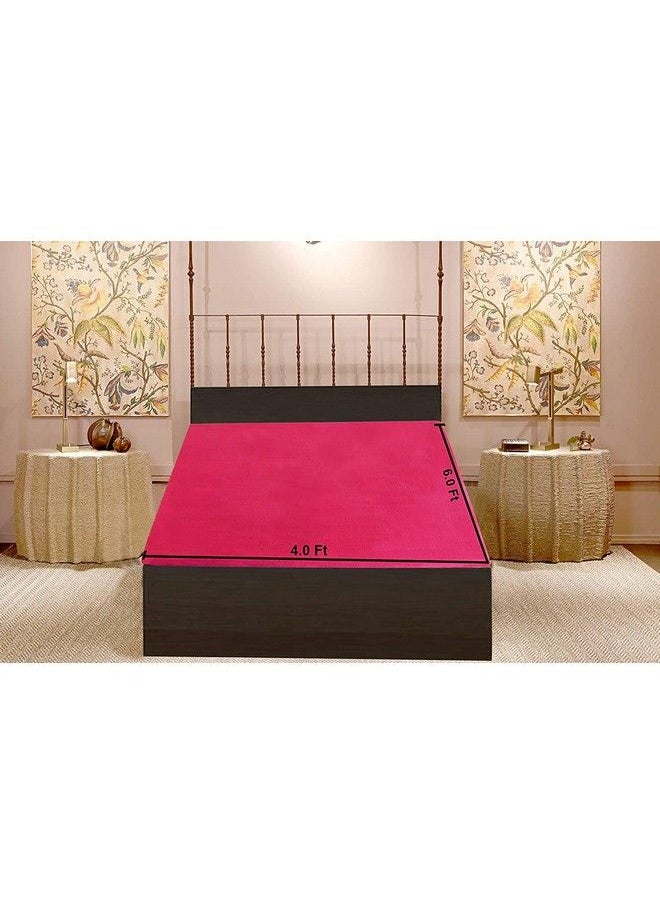 The Little Lookers Quicky Dry Sheets; Massage Mats; Water Proof Bed Protector; Crib Sheets ;Quick Absorbing Dry Sheets For Single Bed; Waterproof & Reusable Sheets For Baby; Newborns (X Large Dark Pink)  - Image 3