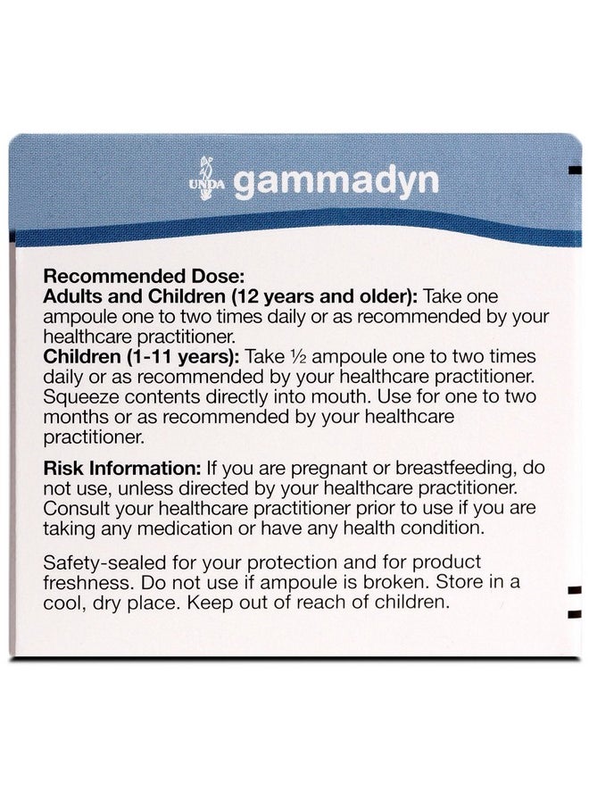 UNDA Gammadyn I  Iodine Oligoelement Supplement  30 Ampoules  - Image 3