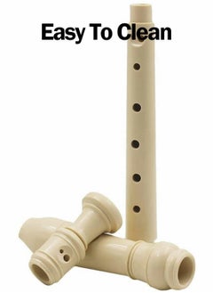 Soprano Descant Recorder German Style 8 Hole Music Instrument with Storage Bag for Kids Beginner (Ivory White)  - Image 4