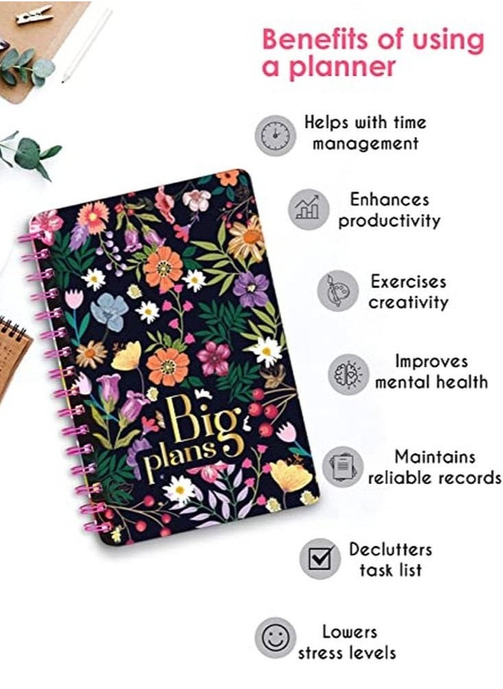 Doodle - Doodle Happiness Plan Big A5 Wiro Bound Planner - Image 1