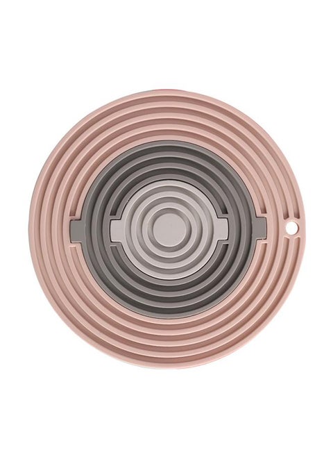 Round Heat Insulation Pad 3 in 1 Detachable Stylish Thickened Silicone Trivet for Pot Cup