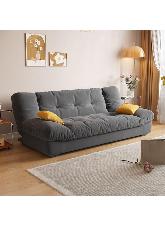 Zayn comforts Convertible Fabric Sofa Bed - Dark Grey - Image 1