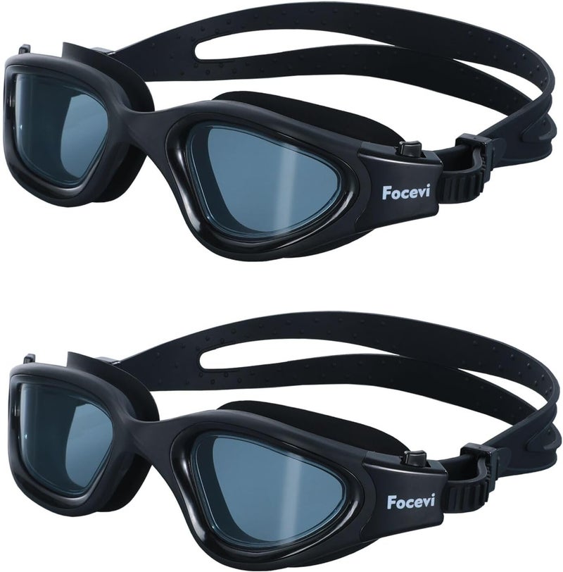 Focevi Clear Swimming Goggles for Men/Women,Anti-Fog Anti-UV Adult Swim Goggles, Boys/Girls/Junior/youth Swim Goggles, Swimming Glasses - Image 1