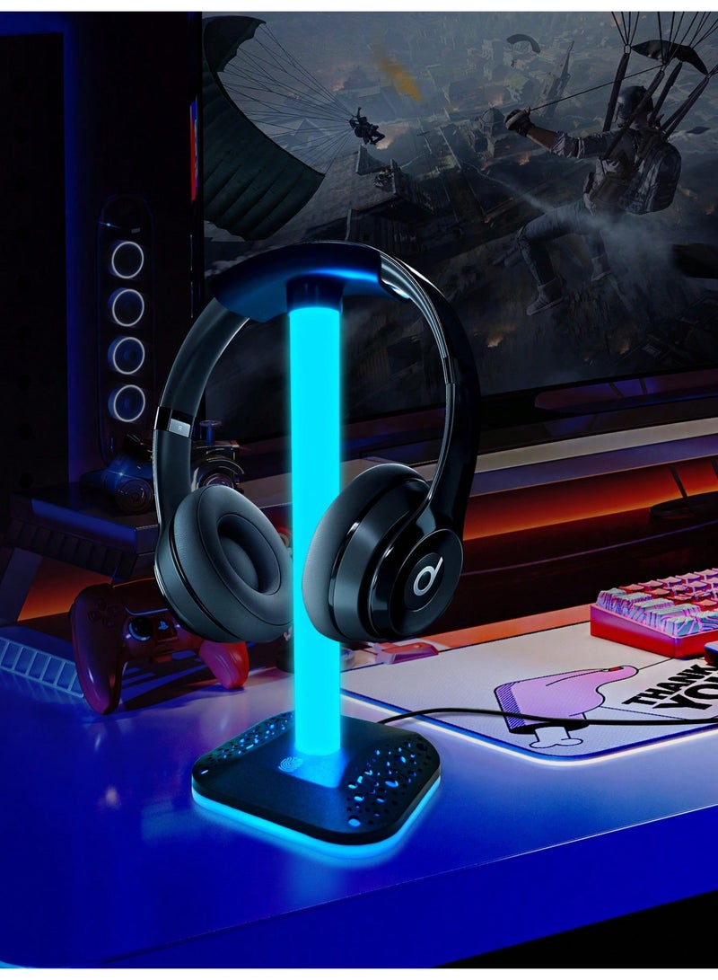 LED Light Headset Stand / Headset Stand Gaming RGB Display - Image 4