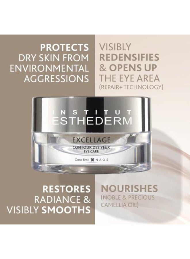 Institut Esthederm Excellage Eye Contour Cream for Mature Skin 15ml - Image 3