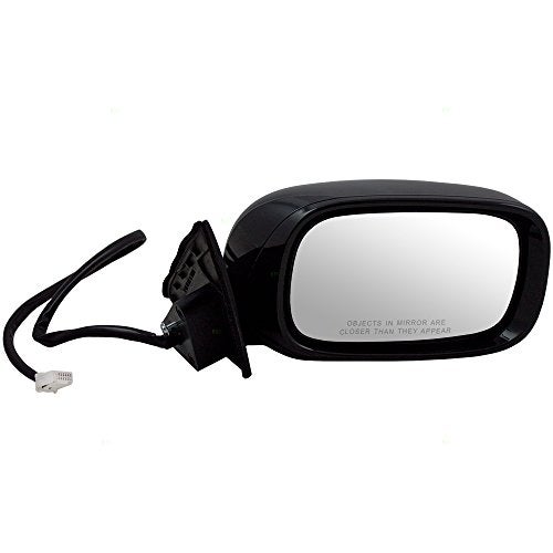 Brock Replacement Passengers Power Side View Mirror Heated Memory Puddle Lamp Power Folding Compatible with 01-06 LS430 LX1321118 - Image 1