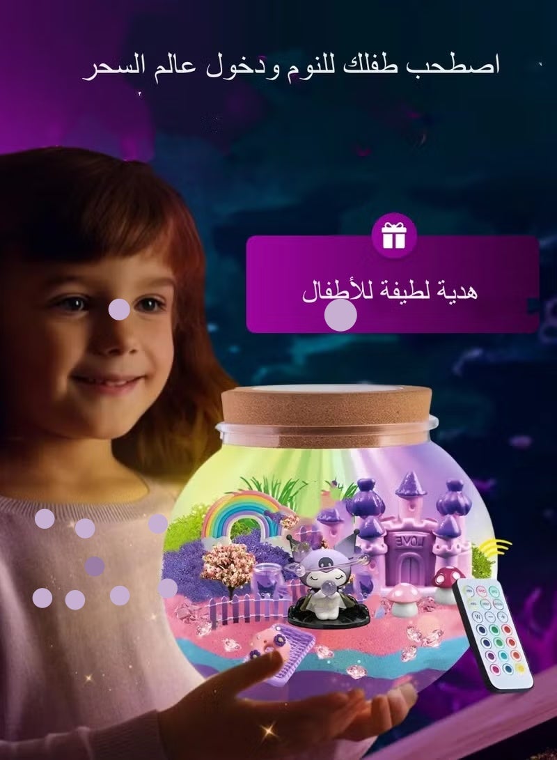 مجموعة عملات ألعاب للطفل، مجموعة ألعاب زجاجات مضيئة منزليّة، مصباح كرة كريستال، مصباح ليل LED، هدية عيد ميلاد للأطفال (للبنين والبنات) - Image 4