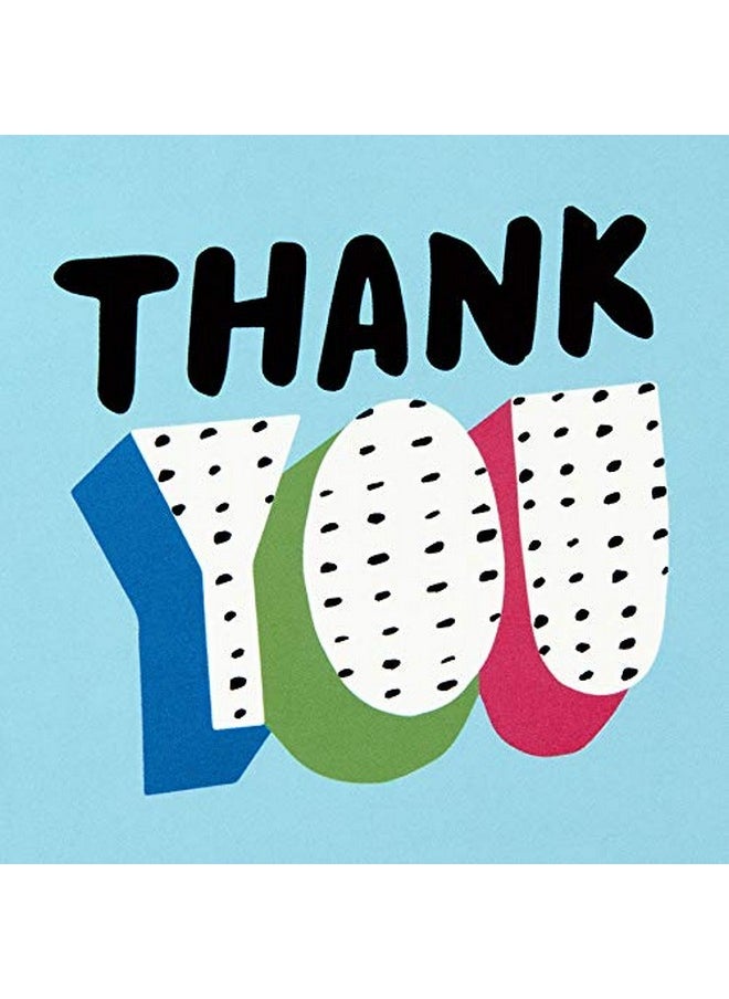 Hallmark Hallmark Thank You Cards Assortment, Colorful Thanks (48 Cards with Envelopes) for Graduation, Birthday, Bridal Showers and More  - Image 4