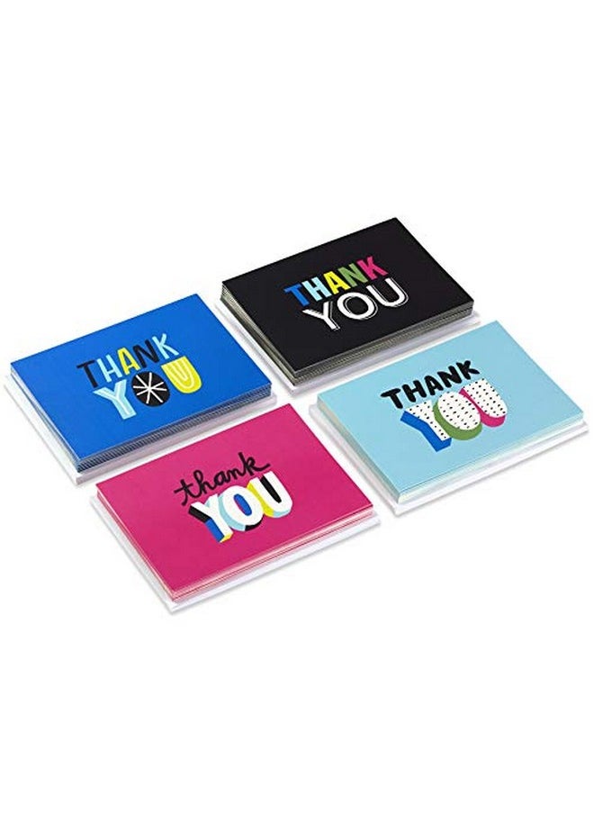 Hallmark Hallmark Thank You Cards Assortment, Colorful Thanks (48 Cards with Envelopes) for Graduation, Birthday, Bridal Showers and More  - Image 3