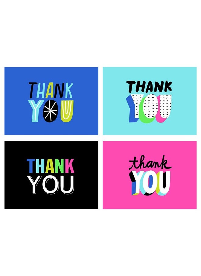 Hallmark Hallmark Thank You Cards Assortment, Colorful Thanks (48 Cards with Envelopes) for Graduation, Birthday, Bridal Showers and More  - Image 1