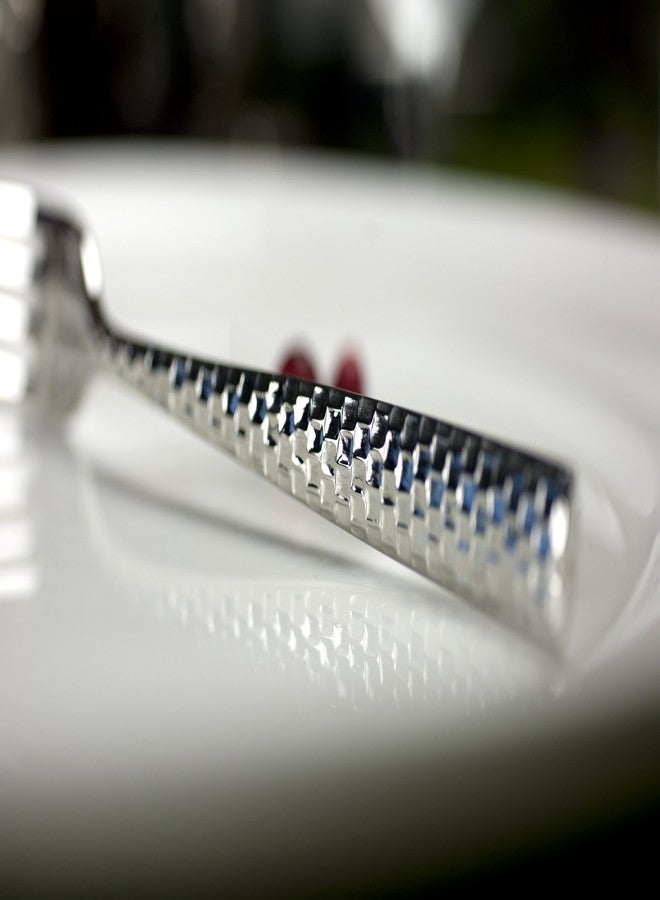 فورتيسا ملاعق فورتيسا لوكا متعددة الأوجه مصنوعة من الفولاذ المقاوم للصدأ 18/10، مناسبة للحلوى أو الحساء، طقم من 12 قطعة - Image 2