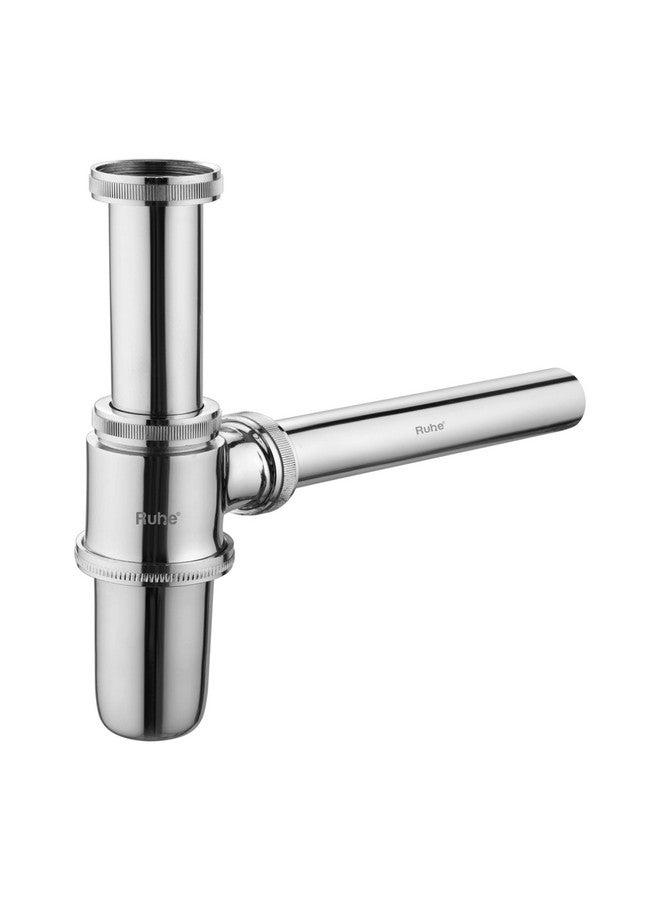 RUHE صمام زجاجة Ruhe® ARC | صمام زجاجة كامل من النحاس مع فلانج حائط وأنبوب بطول 12 بوصة | للحمام وأحواض الغسيل - Image 5