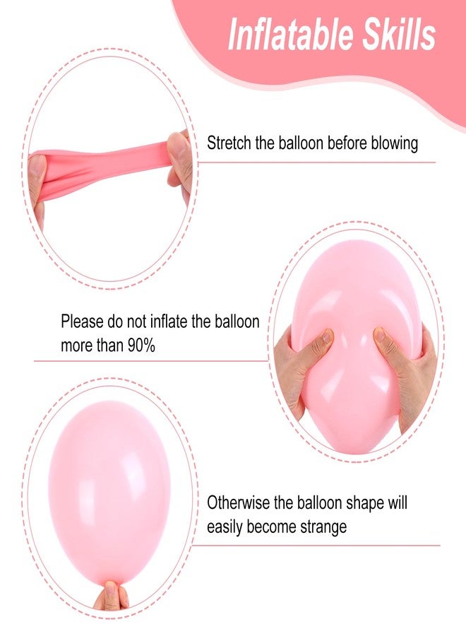 RUBFAC 129pcs Pastel Balloons Different Sizes 18 12 10 5 Inch, Macaron Rainbow Latex Balloon Arch Kit for Baby Shower Birthday Party Gender Reveal Garland Decoration - Image 3