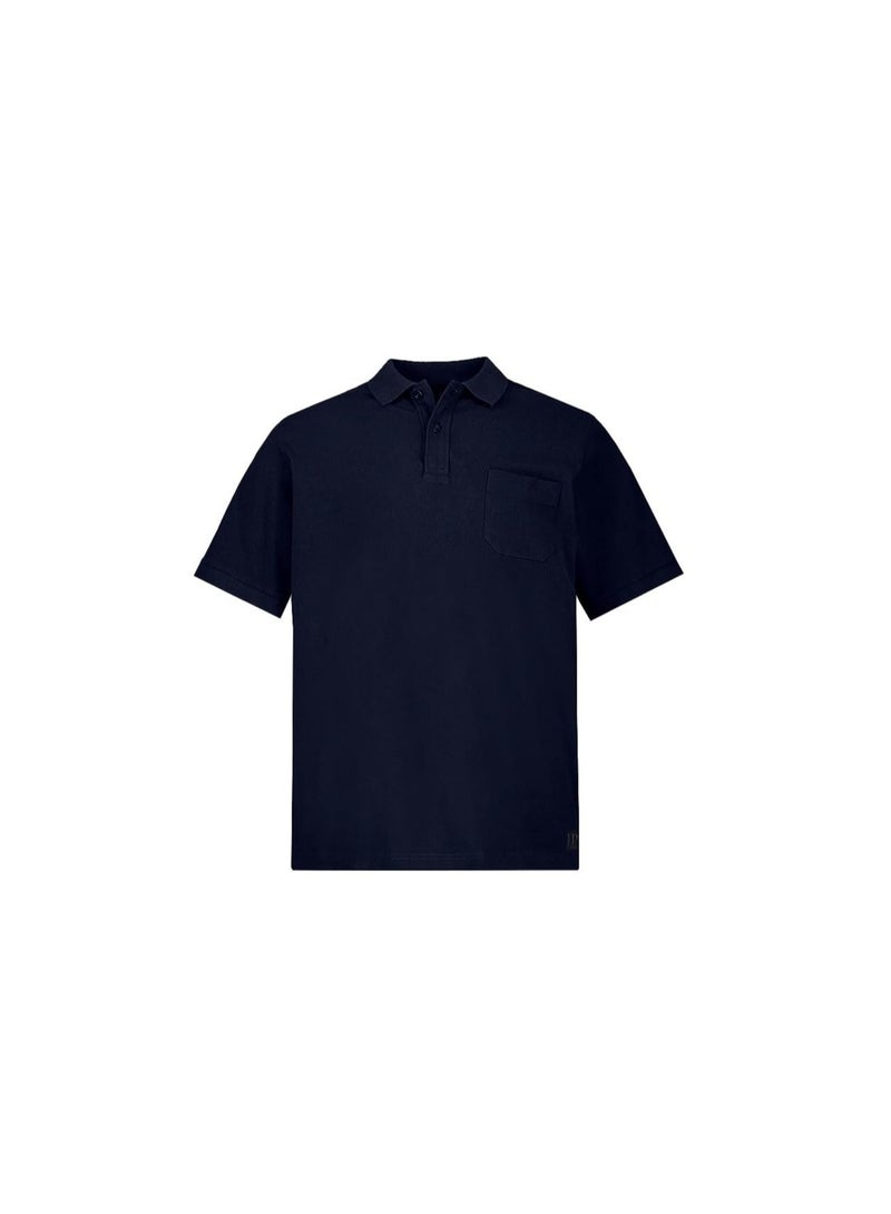 ABBASALI Men Dark Blue Polo Shirt - Image 1