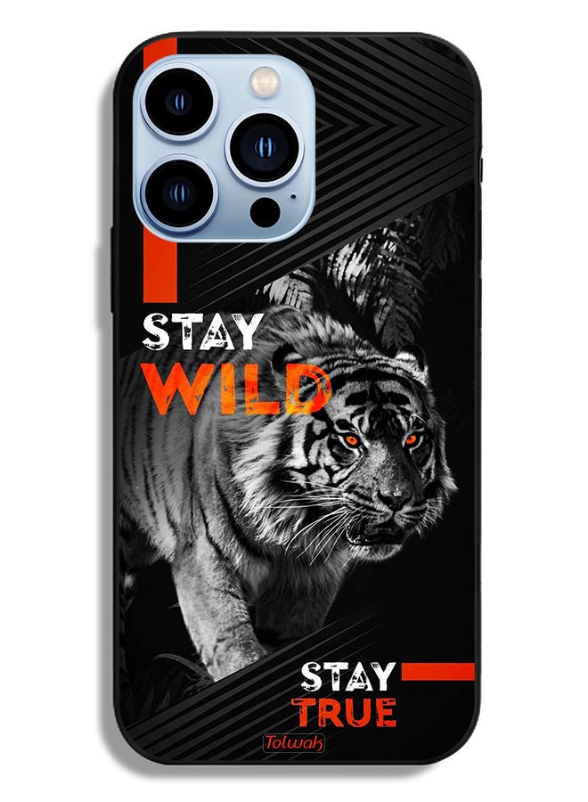 Tolwak Apple iPhone 13 Pro Protective Case Stay Wild Stay True  - Image 2