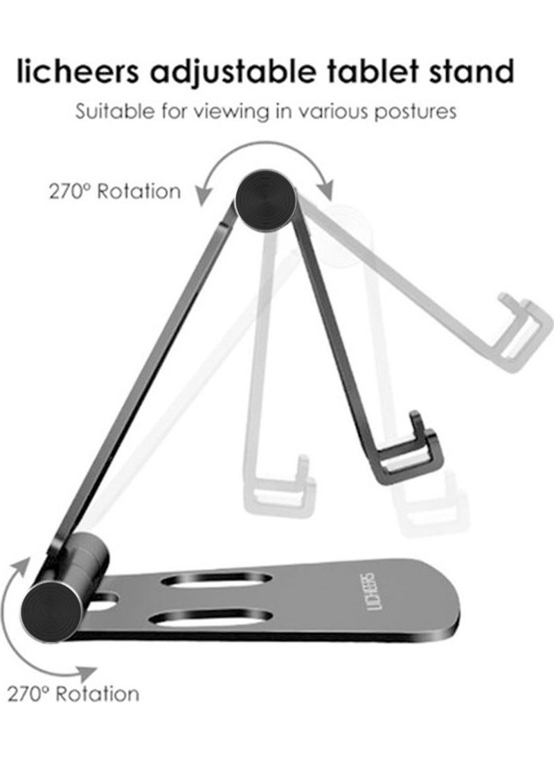 Wonderland Wlue Plastic Adjustable Tablet and Phone Holder Stand 270 Degree Movable  - Image 4