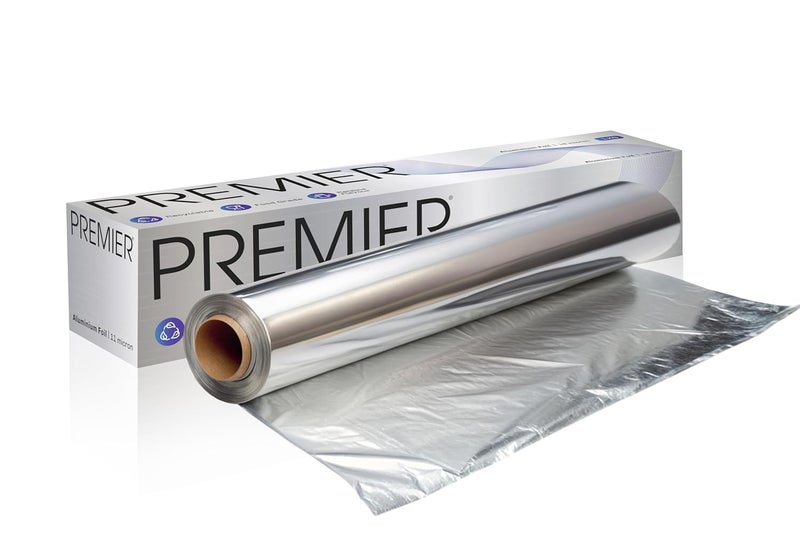 Premier Aluminum Foil -1KG Long (Pack of 1) Durable & Versatile Kitchen Foil for Cooking, Baking, Grilling, and Food Storage | Perfect for Wrapping, Covering, and Insulating Dishes and Leftovers - Image 1