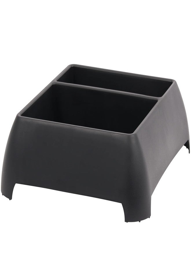 Moblorg Heavy Duty Storage Organizer for Vehicle Trunk, Garage, Under Sink Organizer, Recycled Plastic, Made in USA (Black) - Image 1