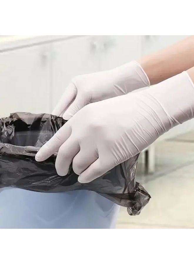 70pcs M Size Disposable Nitrile Gloves Latex Free Powder Free Reusable Kitchen Cleaning - Image 5