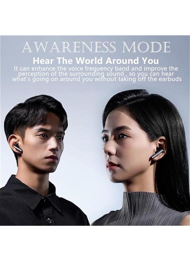 Generic - Black Active Noise Canceling Earbuds Wireless Bluetooth Sleeping Noise Cancelling Earbuds Earphones For Sleep Noise Reduction Ear Buds Sleeping Noise Cancellation Bluetooth Headphones Noise Canceling - Image 1