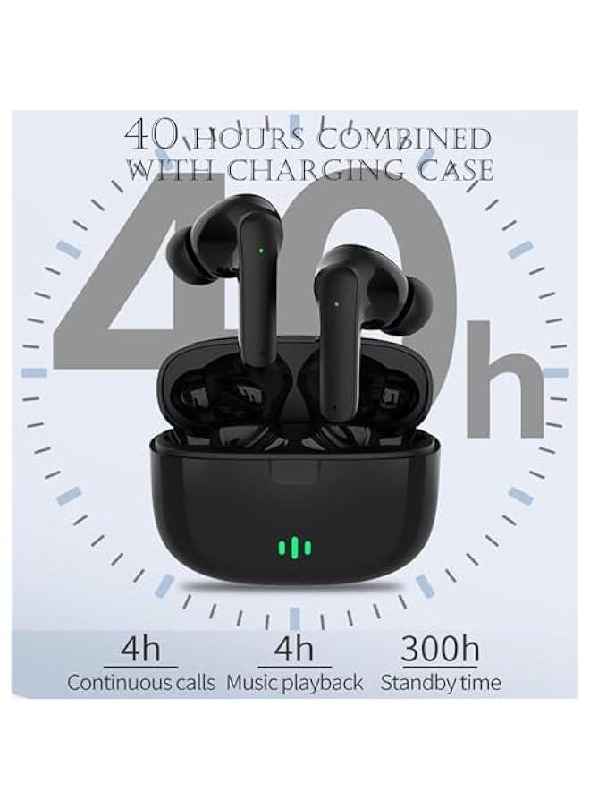 Generic - Black Active Noise Canceling Earbuds Wireless Bluetooth Sleeping Noise Cancelling Earbuds Earphones For Sleep Noise Reduction Ear Buds Sleeping Noise Cancellation Bluetooth Headphones Noise Canceling - Image 1