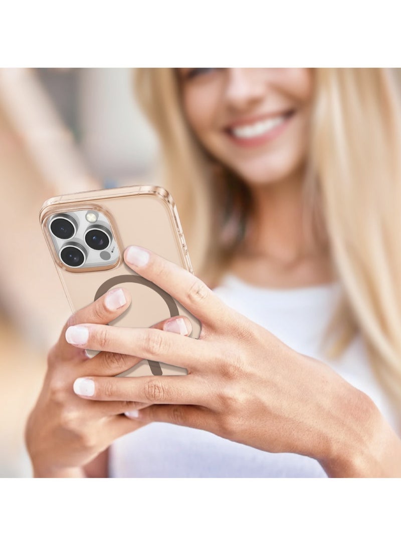 GREEN LION iPhone 16 Pro MagSafe Case Delgado / Ultra HD Clarity / Anti Fingerprint / Anti Scratch / Anti Yellowing / Light Weight / Camera Protection / Drop Protection - Copper Gold - Image 4