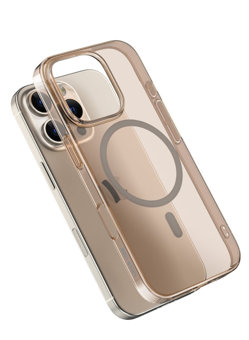 GREEN LION iPhone 16 Pro MagSafe Case Delgado / Ultra HD Clarity / Anti Fingerprint / Anti Scratch / Anti Yellowing / Light Weight / Camera Protection / Drop Protection - Copper Gold - Image 1