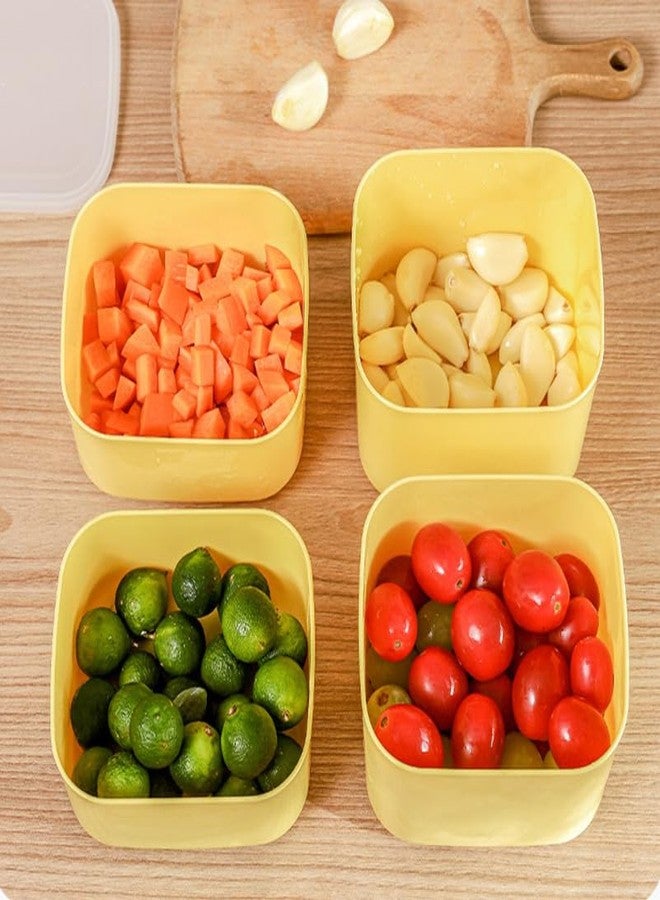 FUNOMOCYA Cheese Storage Box 2-Pack 4.72X4.33X3.54 Inch Airtight Reusable Cheese Slice Container with Lid for Butter and Preservation Refrigerator Organizer - Image 3