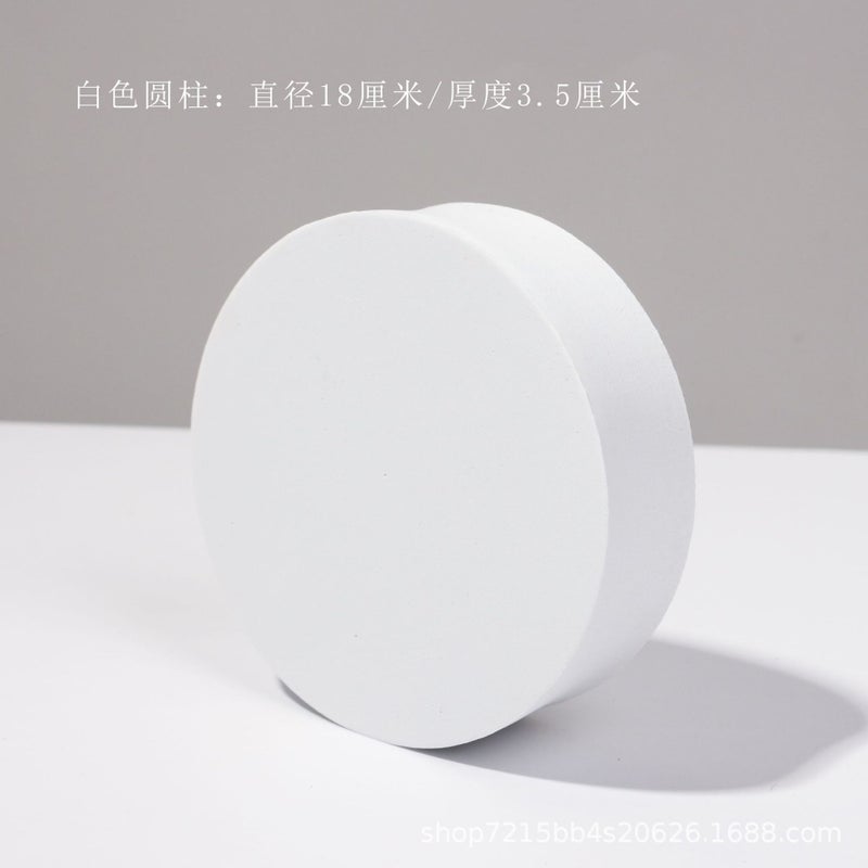 Cube Po Props Ins Internet Red White Geometric Three-Dimensional Pography Props Pose Decorative Ornaments Pography Table - Image 1