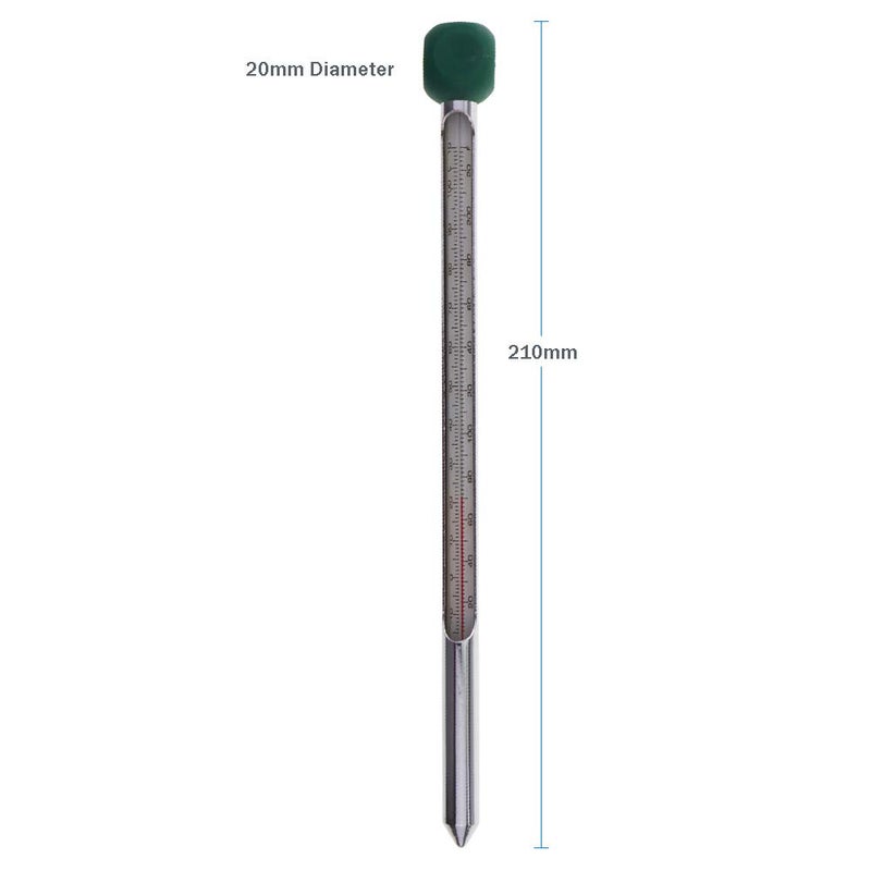 Brannan Soil Thermometer 210mm Aluminium - Monitor Soil Temperature Prior To Planting - Image 3