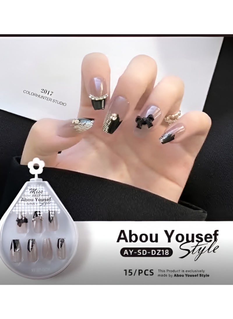 Abou Yousef Style Miss Jolly AY-SD-DZ18 False Nails - pzsku/Z0F2E25E4D8CD2432074AZ/45/_/1740680617/f6f74b1e-0c8c-4a74-8ab4-f335b698f4f2