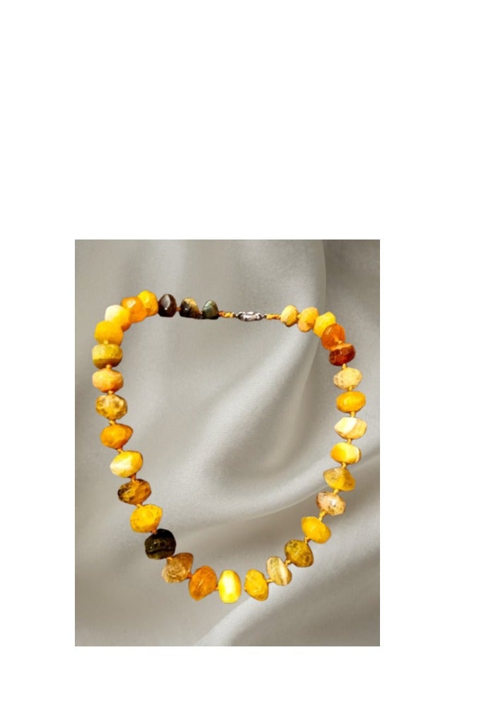 Rare vintage style natural sunny agate stones , unique style and quality , one of our best designs , one of one - Image 2