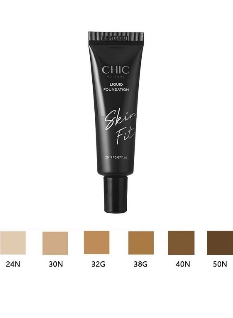 Skin fit liquid foundation 40N 20ml