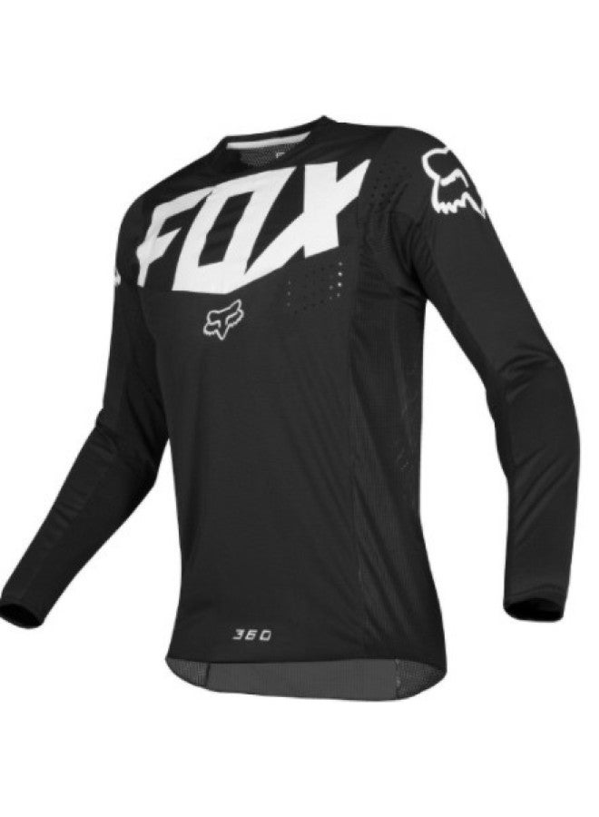 Summer Fox Print Downhill Suit Bicycle Riding Wear Breathable Long Sleeve Men's Off-road Motorcycle Racing Suit