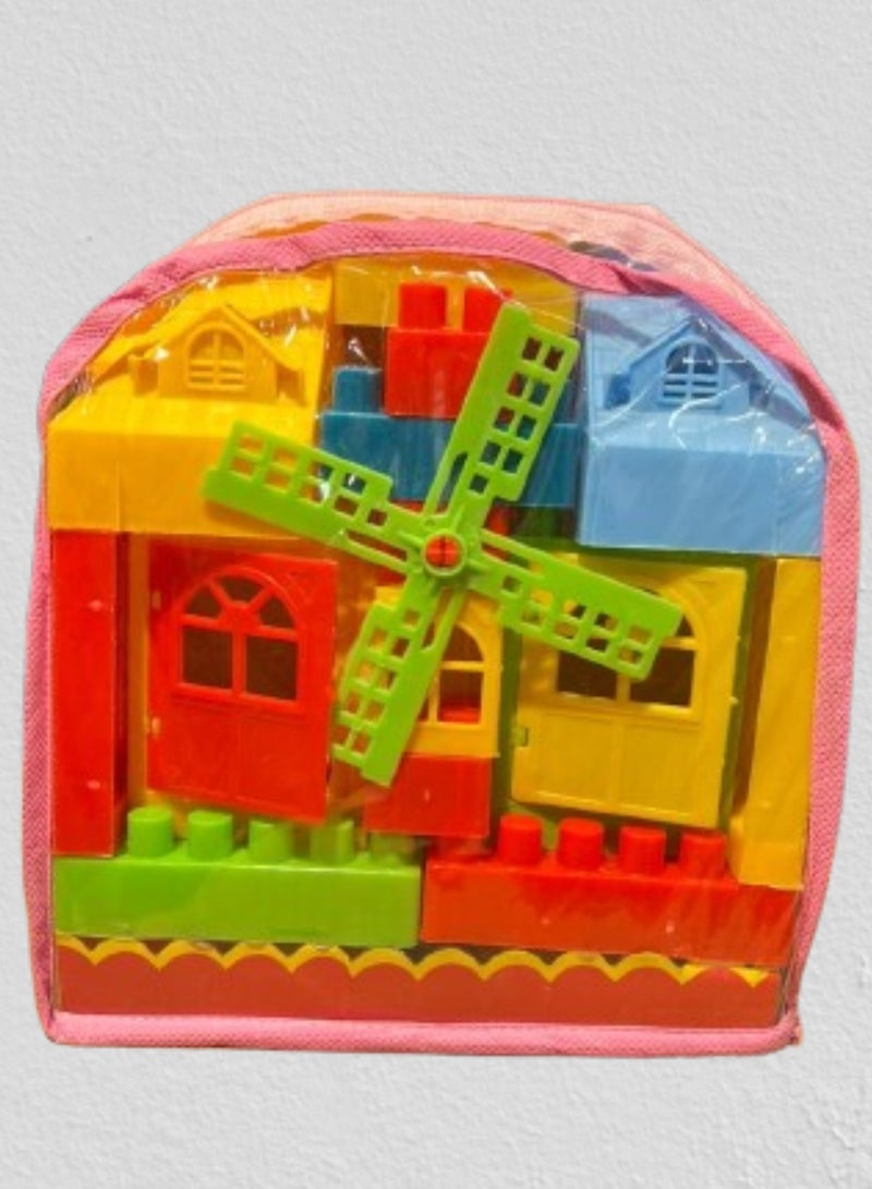 Bag Style Education puzzle blocks set for kids(Multicolor)  - Image 2