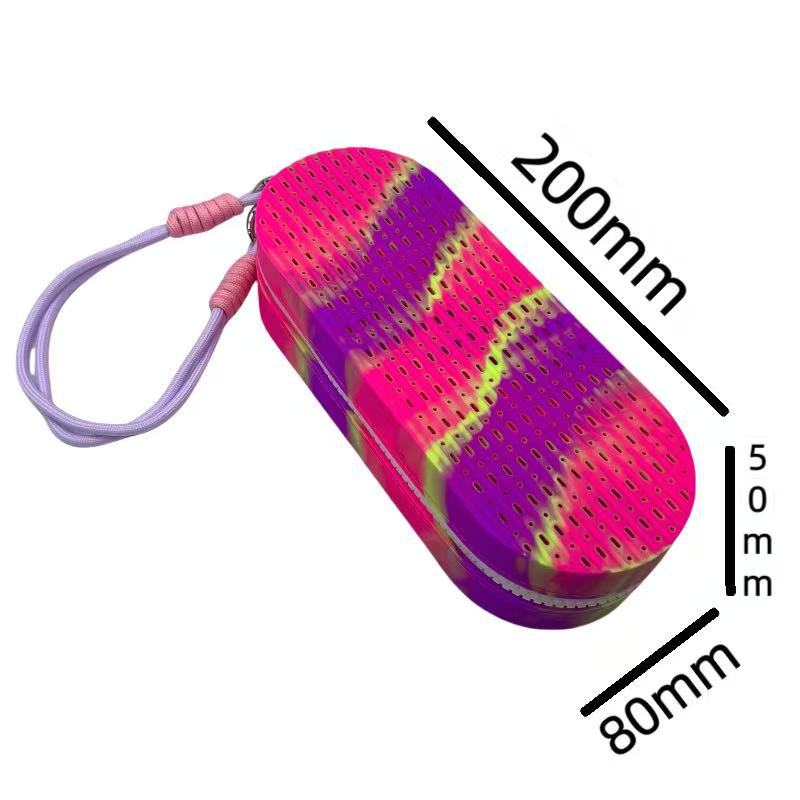 Silicone Eyeglass Case Breathable Large Capacity Swimming Goggle Storage Bag - Image 3