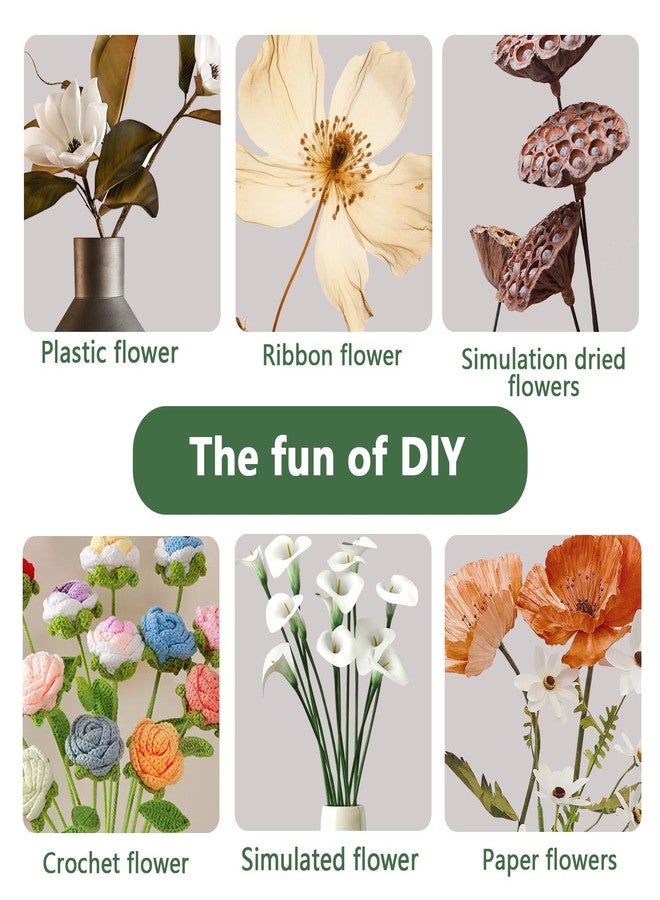 Yitexin 80Pcs Floral Wire, 30cm/11.8in Length 3mm/0.12in Diameter Floral Stems, 18 Gauge Flower Wire Wrapped with Paper, Florist Wire for Artificial Flowers, Wreath, Bouquet (Mixed Color) - Image 5