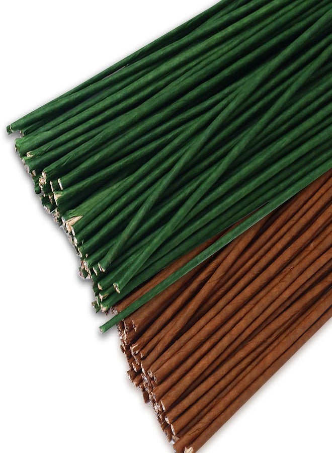 Yitexin 80Pcs Floral Wire, 30cm/11.8in Length 3mm/0.12in Diameter Floral Stems, 18 Gauge Flower Wire Wrapped with Paper, Florist Wire for Artificial Flowers, Wreath, Bouquet (Mixed Color) - Image 1