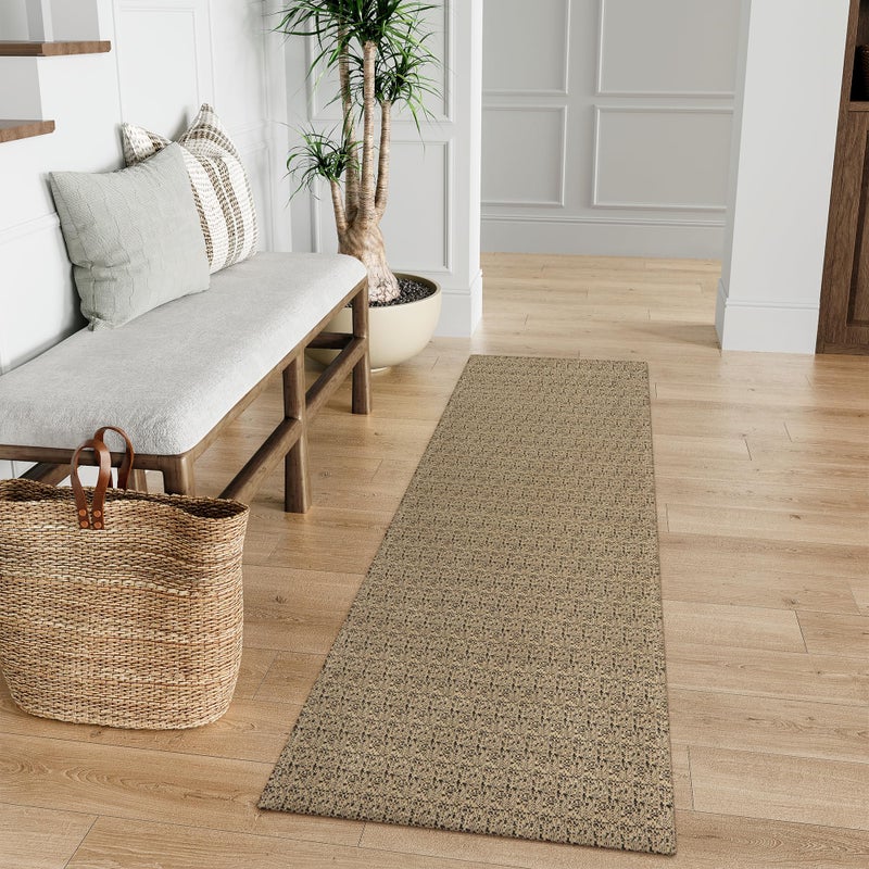 Collive Washable Kitchen Runner Rugs Non Slip, 2x6 Black/Natural Farmhouse Rug Runners for Hallway, Boho Hand-Woven Cotton Bedroom Carpet for Laundry Entryway Indoor - Image 5