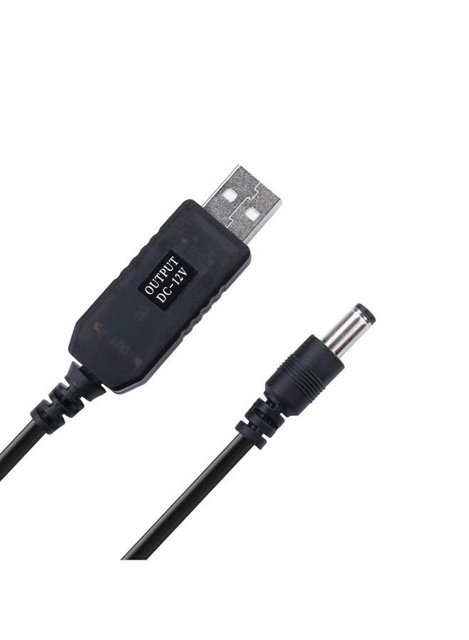 iGreely USB Voltage Step Up Converter - DC 5V to 12V, 3ft Cable with DC Jack 5.5 x 2.5mm or 5.5 x 2.1mm - Image 1
