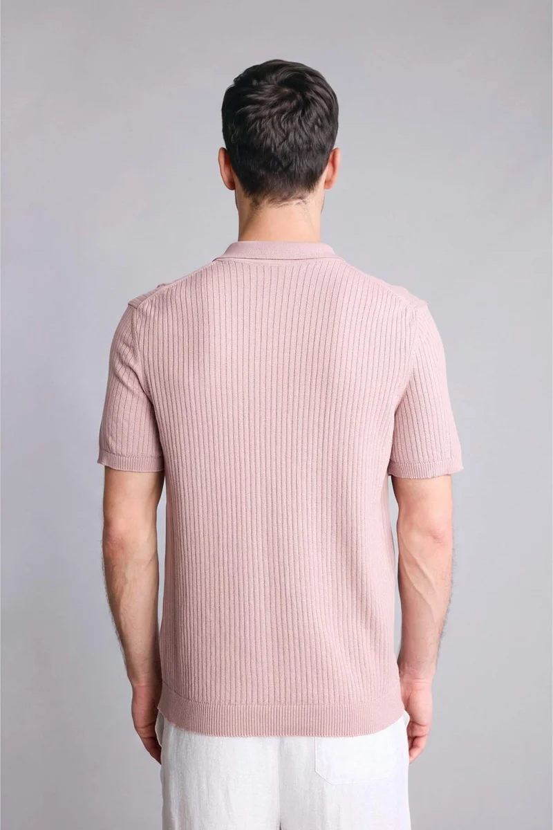 Defacto  Standard Fit Polo Collar Short Sleeve Polo T-Shirt for Men | Best Price UAE