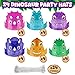ArtCreativity Dinosaur Party Hats 24 Ct Sturdy Paper Dino Party Hats in 6 Colorful Designs Stretchy Strings for a Comfy Fit Fun Dinosaur Party Favors Supplies Dinosaur Birthday Decorations - Image 4