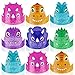 ArtCreativity Dinosaur Party Hats 24 Ct Sturdy Paper Dino Party Hats in 6 Colorful Designs Stretchy Strings for a Comfy Fit Fun Dinosaur Party Favors Supplies Dinosaur Birthday Decorations - Image 2