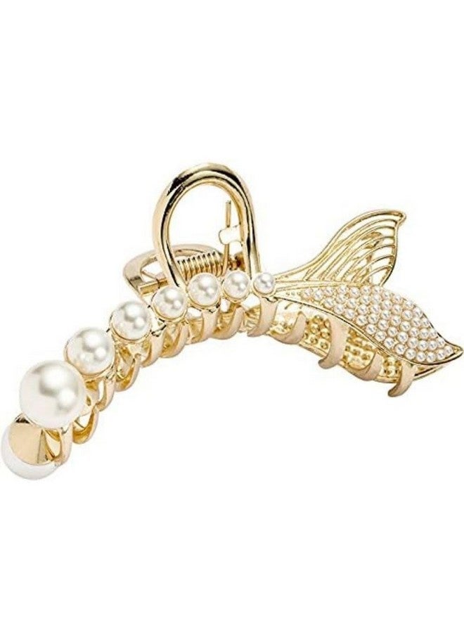 IQS Enterprise hair buckle for women girl hair claw clips hair clutcher hair buckle clips for women aesthetic Make Up Washing Face Frosted Crab Clips Cross Hair Half Bun For Thick Hair (1 pcs) - Image 4